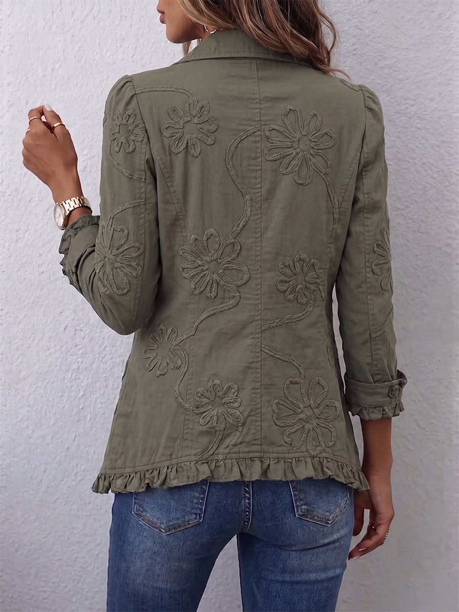 Azucena - Chaqueta Bordada con Volantes - vista 2