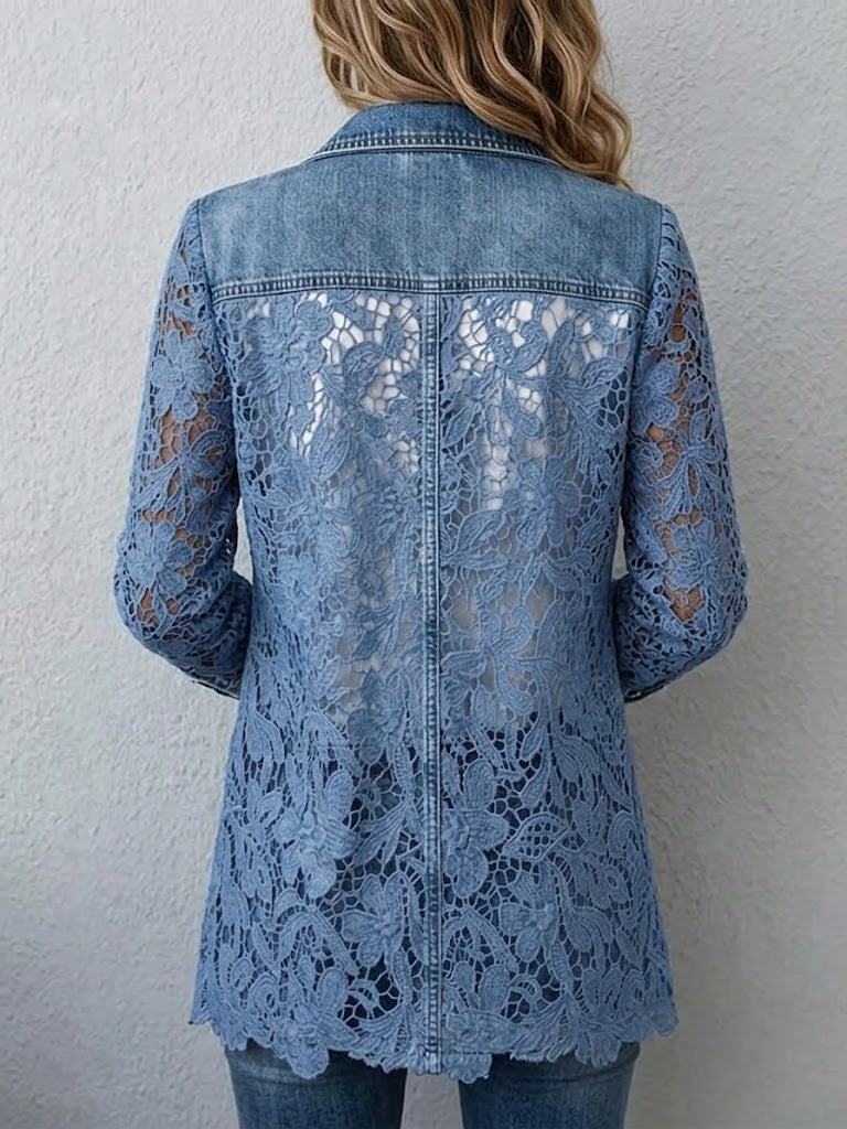 Alicia - Blazer con Encaje Floral - vista 2