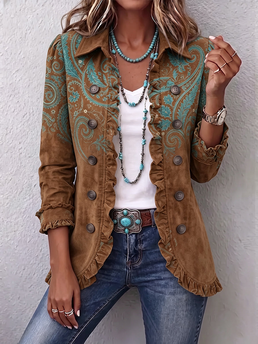 Macarena - Chaqueta Paisley con Volantes - vista 1
