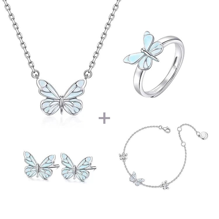 Set Butterfly™ | Joyería de Mariposa con Brillo Luminoso