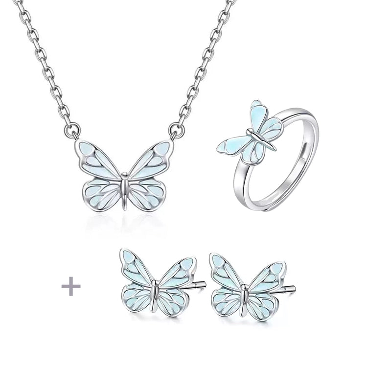 Set Butterfly™ | Joyería de Mariposa con Brillo Luminoso