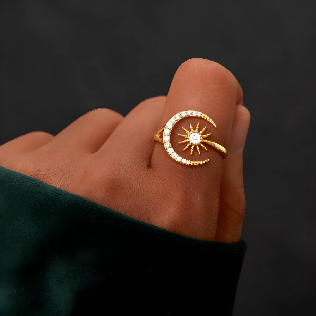 Luna Creciente™ | Anillo Elegante De Luna