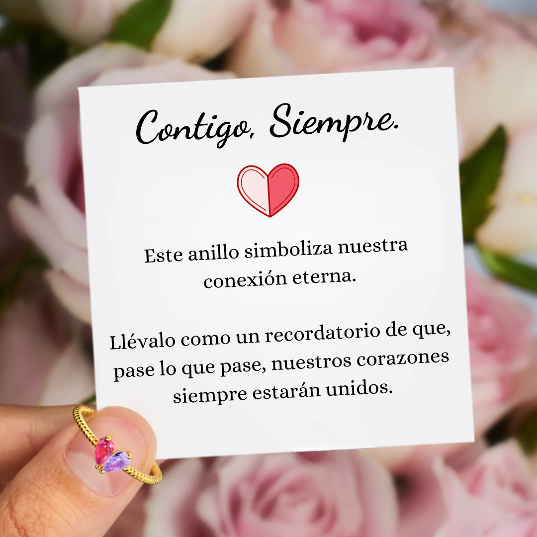 Siempre Contigo™ | Anillo De Amor Eterno