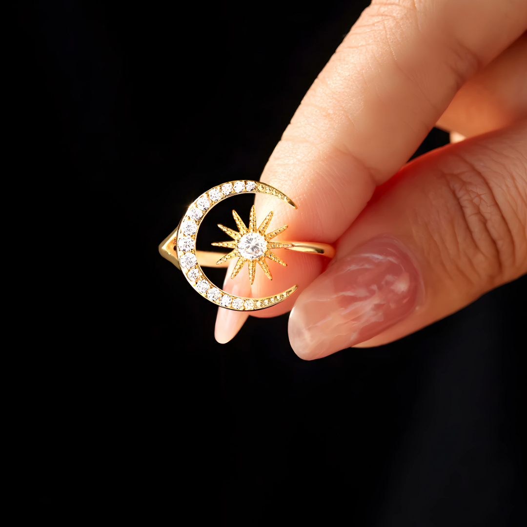 Luna Creciente™ | Anillo Elegante De Luna