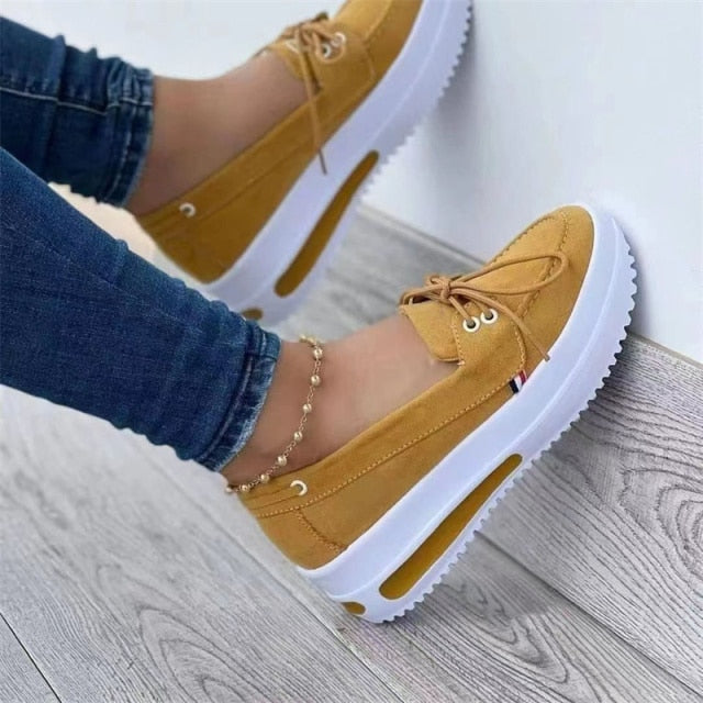 Zapatillas con Plataforma Acolchada