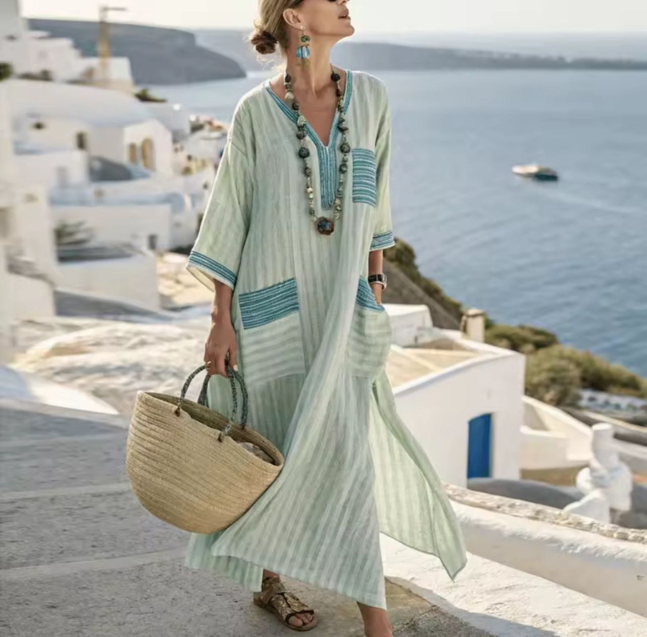 Mary™ | Vestido largo playa elegante