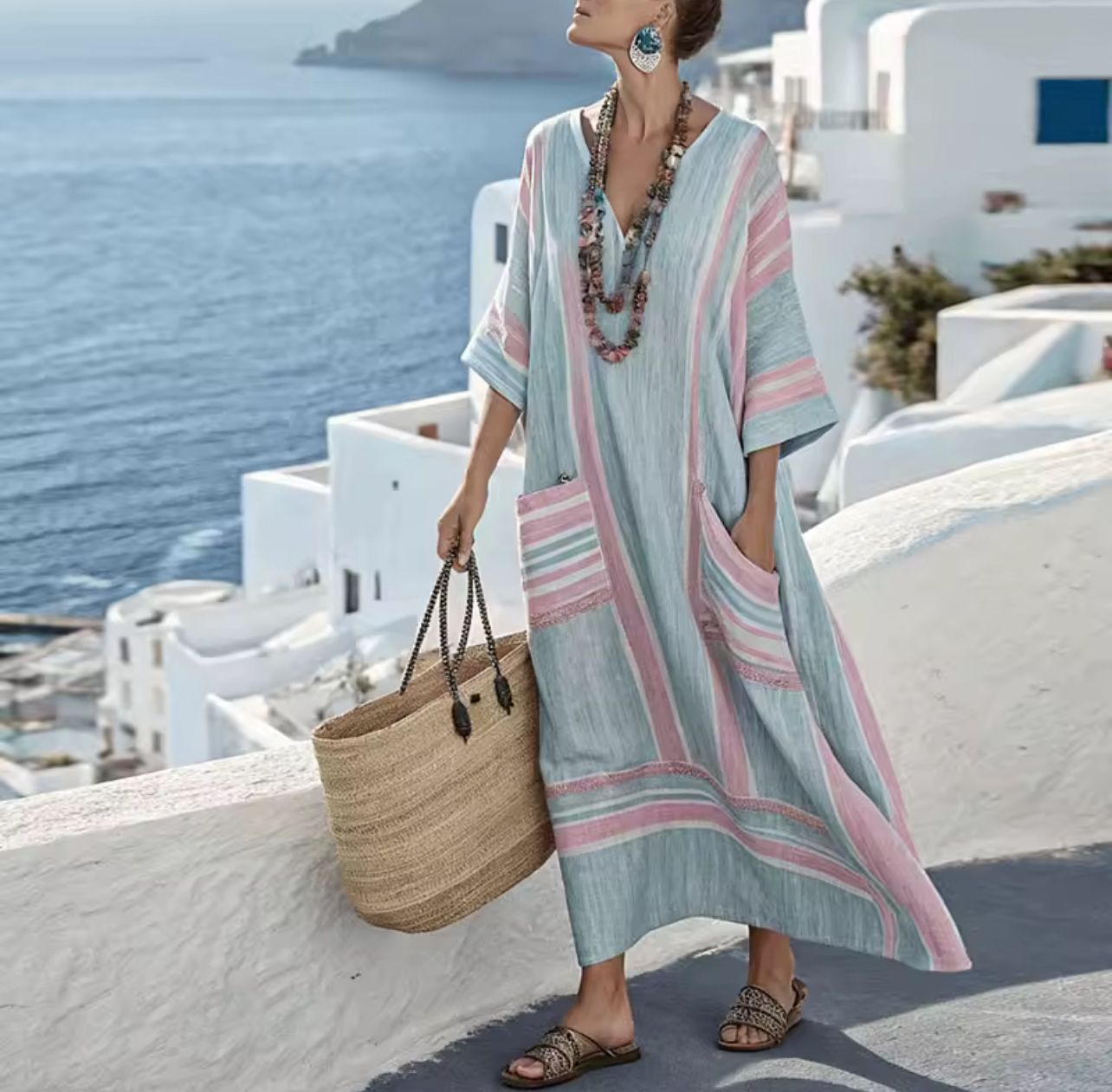 Mary™ | Vestido largo playa elegante