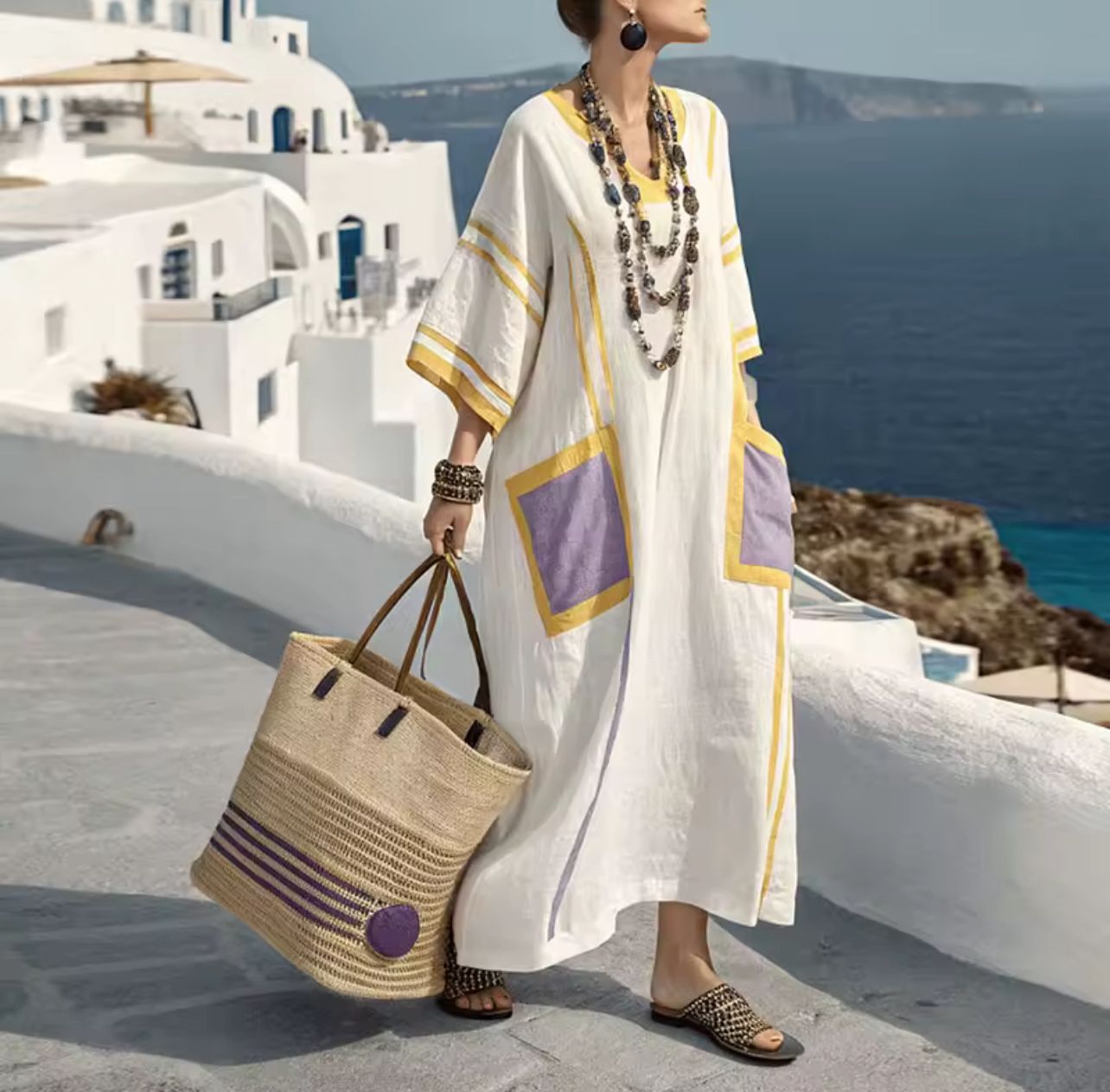 Mary™ | Vestido largo playa elegante