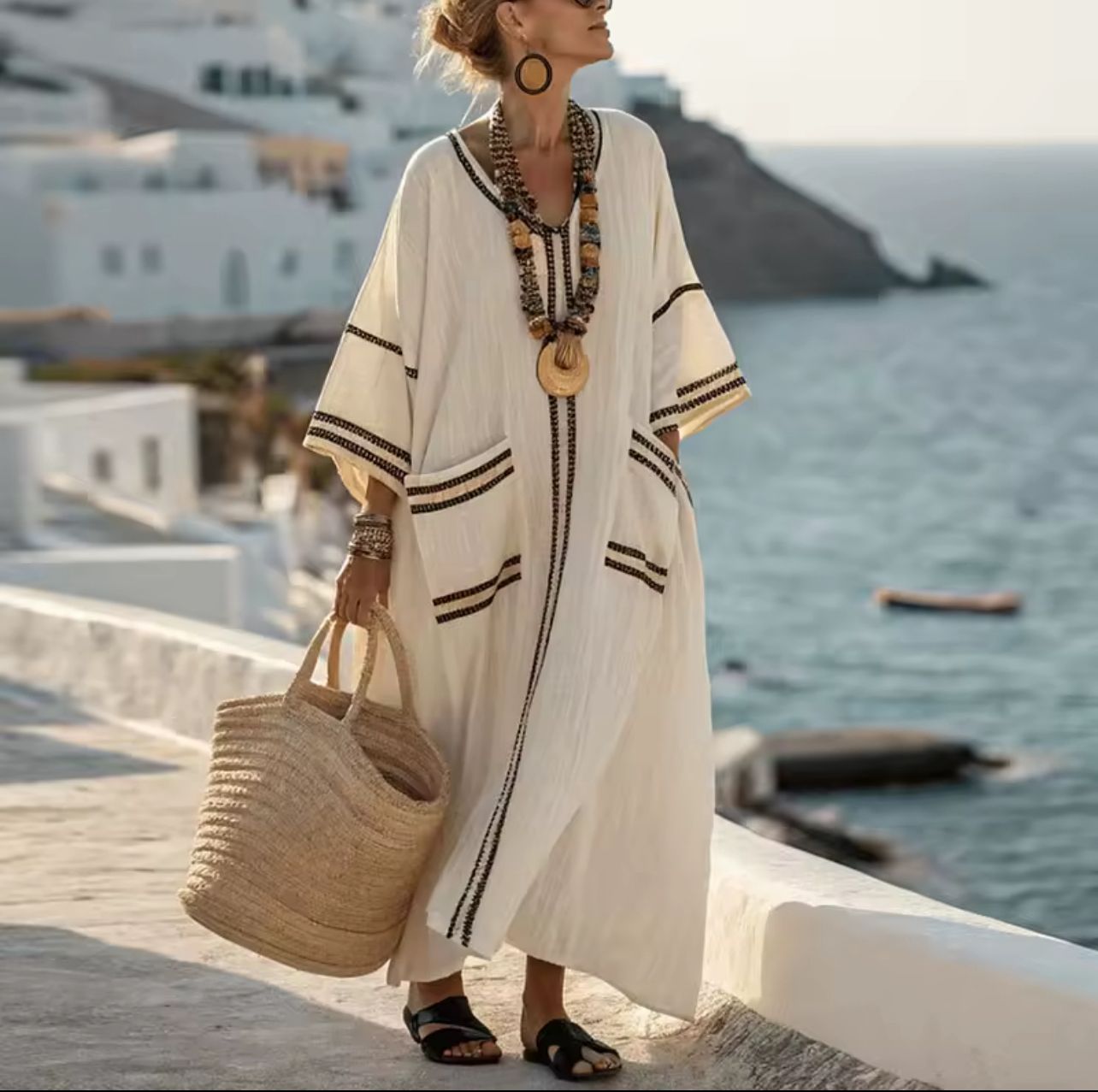 Mary™ | Vestido largo playa elegante