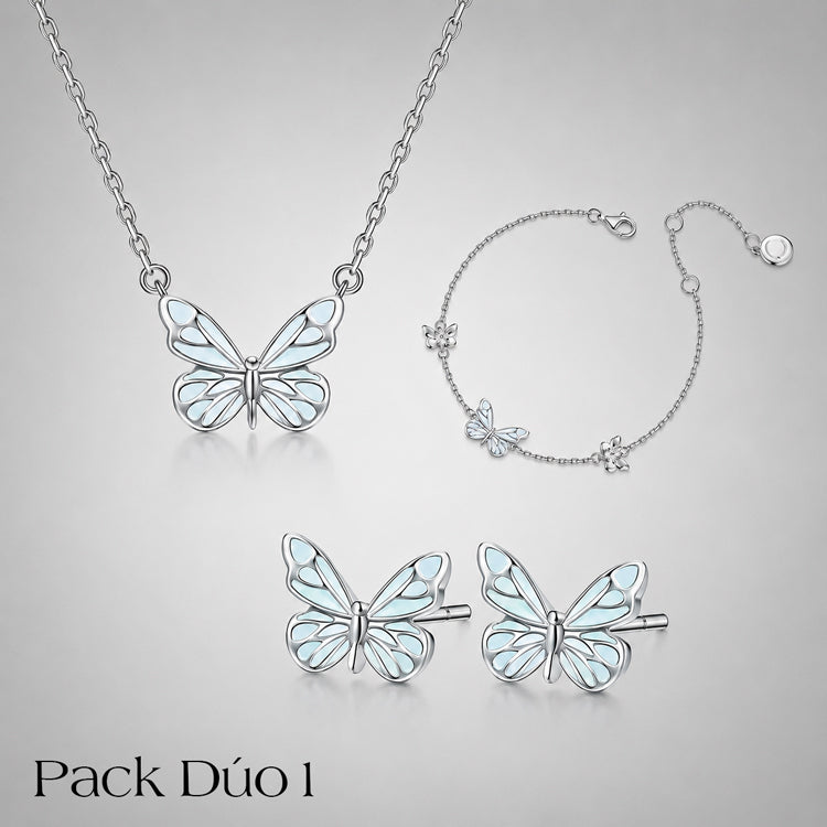 Set Butterfly™ | Joyería de Mariposa con Brillo Luminoso