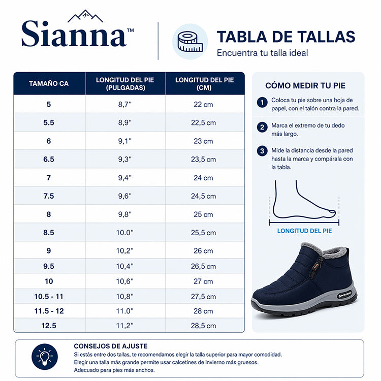 Sianna™ | Botines Ortopédicos Impermeables Anti-Dolor